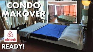 Getting An Old Condo READY FOR AIRBNB! Inexpensive Makover | Before & After