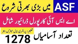 ASF jobs 2022 - airport security force jobs 2022 online apply