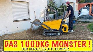 Das 1000kg Monster! Der neue Heracles DT10 Dumper im ersten Einsatz! Just work , no Words !