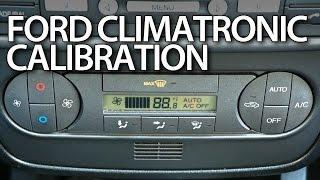 How to calibrate climatronic in Ford Fiesta MK6, Ford Mondeo MK3 (self-diagnostic)