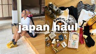 HUGE japan shopping haul: clothes, blind boxes, souvenirs, jewelry, shoes, etc.