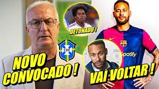 ESPANHA PAROU ! NEYMAR DE VOLTA AO BARCELONA !! DORIVAL CONVOCA NOVO JOGADOR E MAIS