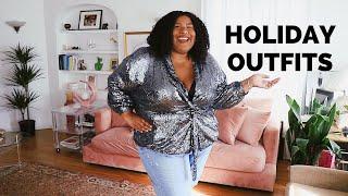 PLUS SIZE HOLIDAY OUTFITS THAT AREN'T TOO FUSSY | AND I GET DRESSED