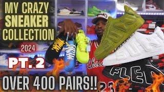 IT'S HEATING UP! PT  2 2024 MY CRAZY SNEAKER COLLECTION OVER 400 PAIRS!! HEAT YOU DON'T WANT TO MISS