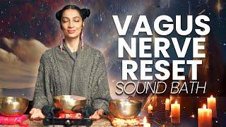 Vagus Nerve Reset to Sleep - Sound Bath Healing Meditation (10 Hours)