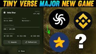 How to play Tiny Verse ? | Major Airdrop New Game Tiny Verse Galaxy ? | Major airdrop new update