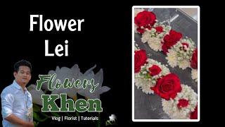 Fresh Flower Lei How to make Flower Lei Diy Flower Lei