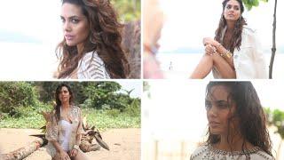 Esha Gupta  GRAZIA Photo Shoot   BTS