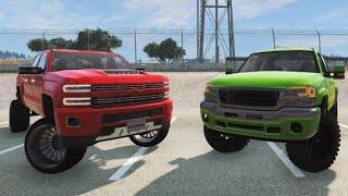 GMC SIERRA & CHEVY SILVERADO Duramax's in BeamNG.drive !?!?! You Need These Mods!! (Mod Showcase)