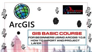 GIS BASICS : HOW TO IMPORT AND PROJECT DATA LAYER ON ARCMAP#autocad #viral #tutorial #arcgistutorial