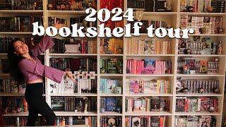 2024 BOOKSHELF TOUR  my entire 600+ book collection