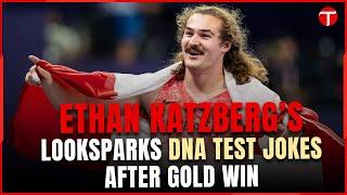 Ethan Katzberg's Gold Win Sparks DNA Test Jokes Amid 'Distinctive' Look