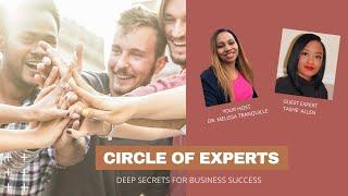 Dr. Melissa Tranquille | Circle of Experts | Episode 2 - Tashe' Allen