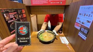 Eating Instant ICHIRAN Ramen at a Pop-up Restaurant