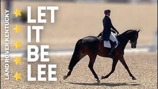 CCI 5* Dressage at the 2022 Land Rover Kentucky Three Day Event - Elisa Wallace & Let It Be Lee ...