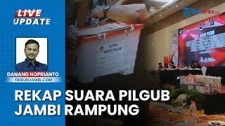 Hasil Pleno Rekapitulasi Suara Pilgub Jambi, Paslon Haris-Sani Raih Suara Terbanyak 136.761