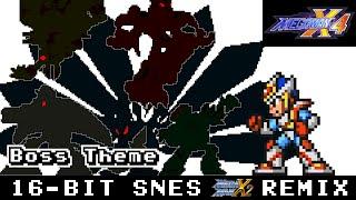 [16-Bit;SNES]Boss Theme - Mega Man X4【MMX2 Style, AddmusicK】