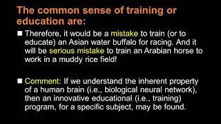 Lec03 1.Common Sense on Education or Training