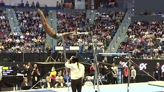 Shilese Jones on the Uneven Bars at the 2024 US Classic.