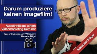 Tipp: anstatt Imagefilm lieber viele Einzelfilme - Alexander Flögel Ratgeber Filmproduktion Bremen