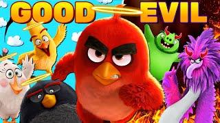 The Angry Birds Movie 1 & 2 Characters: Good to Evil 