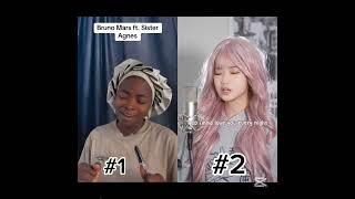 BEST COVER #die wiht a smile #lady Gaga feat Bruno Mars #duet#cover#fyp for you
