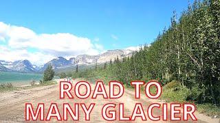 Road to Many Glacier - Glacier National Park