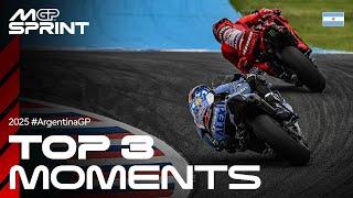 Top 3 Tissot Sprint Moments  | 2025 Argentina GP