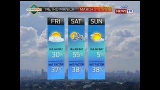 BT: Weather update as of 11:57 a.m. (March 2, 2018)