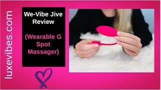 We-Vibe Jive Pink Review  (Wearable G Spot Vibrator)