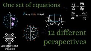 Hamiltonian mechanics in 12 equivalent characterizations