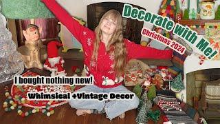 Finding my Christmas Spirit! | Underconsumption Holiday Decorating 2024