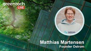 Matthias Martensen, Ostrom | Greentech.LIVE 2024 Fall Edition, Berlin