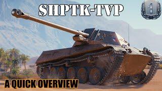 SHPTK-TVP A Quick Review Czech Tier 8 TD WOT Console - World Of Tanks Modern Armour