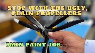 How to paint the tips of your propeller