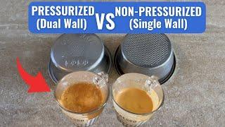 The Difference Between Pressurized (Dual Wall) vs Non-Pressurized (Single Wall) Filter Baskets