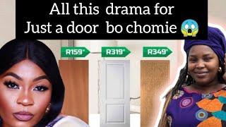 black people like to scream black Tax  even where is not necessary hah a simple door bo chomie 