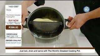 NEW PRODUCT ALERT The World's Greatest Cooking Pot™ With Built In Strainer: 1400-0067