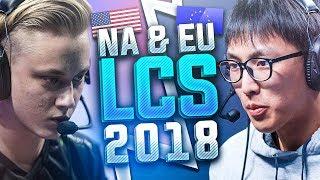 50 Best Plays & Outplays of NA & EU LCS 2018 Compilation