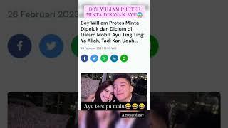 BOY WILIAM DN AYU UMBAR KEMESRAAN#shortvideo #vidioshortsyoutube #ngeshorts #vidioshort