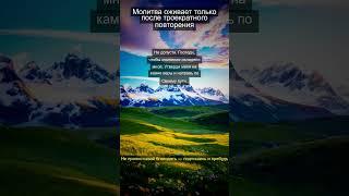 Молитва, как щит от зла и тревог #молитвы #любовь #молитвысвятым