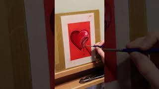 All Red Painting #oilpainting #paintingtimelapse #artchallenge