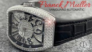 Franck Muller Vanguard Ladies Diamonds V32 QZ D CD AC BL