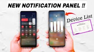 Enable Realme New Notification Panel Device List | Realme New Volume Bar | Realme Ui 6.0 New Update