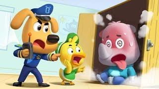 Baby was Taken by A Monster | Halloween | Kids Cartoon | Sheriff Labrador Compilation | BabyBus