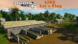 Wood Trouble -  Transport Fever 2  LIVE Let's Play S2 E15