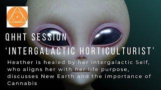 QHHT session: New Earth, Intergalactic Horticulturist, healing & Cannabis