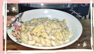 Easy No Bake 3 Ingredients Macaroni and Cheese | Alyeza Serebo