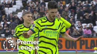 Declan Rice's screamer gives Arsenal 6-0 lead against West Ham | Premier League | NBC Sports