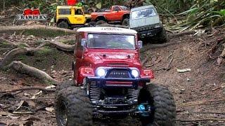 RC Trucks RC4WD Trail finder 2 hilux Axial scx10 Jeep Defender RC Land Cruiser offroad adventures